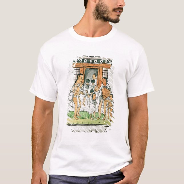 Florentinisches Codex durch Bernardino de Sahagun T-Shirt (Vorderseite)