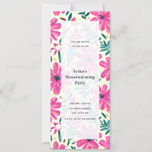 Florenwasserfarbe Party Einladung