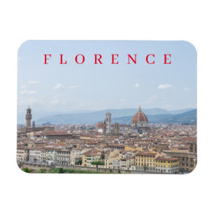 Florenz aus Piazzale Michelangelo Magnet