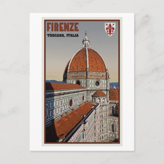 Florenz - Der Duomo Postkarte (Vorderseite)