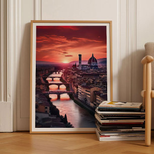 Florenz Druck Italien Wandkunst Florenz Poster Rom