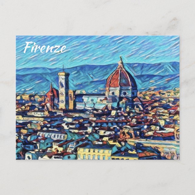 Florenz, Firenze, Italien Postkarte (Vorderseite)
