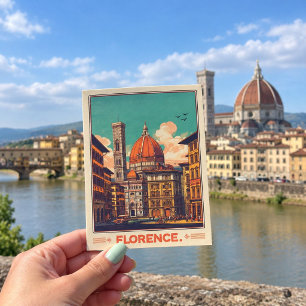 Florenz, firenze italien reise geschenke postkarte