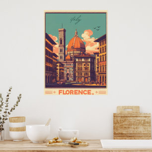Florenz, Firenze italy Reisegeschenke Poster