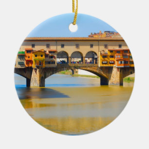 Florenz - Firenze, Ponte vecchio Keramik Ornament