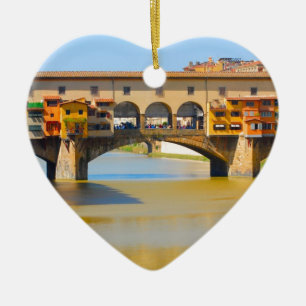 Florenz - Firenze, Ponte vecchio Keramik Ornament