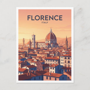 Florenz Historisches Zentrum Italien Andenken Postkarte