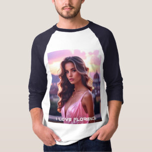 FLORENZ - ICH LIEBE FLORENZ - ITALIEN T-Shirt