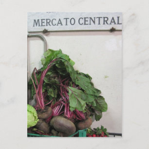 Florenz im Zentralmarkt Postkarte