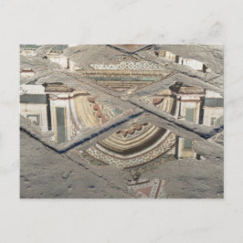 Florenz in Puddles Postkarte