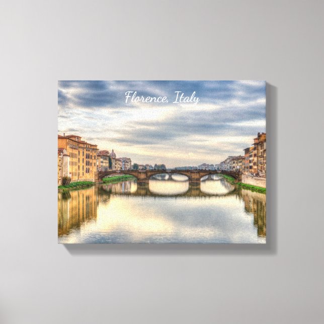 Florenz, Italien 14" x 11", 1,5", Single Leinwanddruck (Vorderseite)