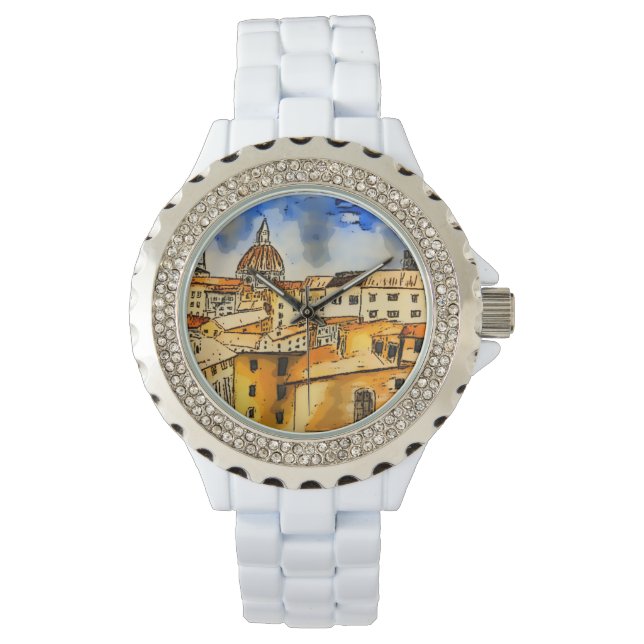 Florenz Italien Armbanduhr (Vorderseite)