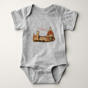 Florenz, Italien: Duomo Baby Strampler