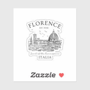 Florenz Italien - Florenz Italienisches Souvenir Aufkleber