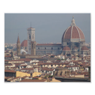 Florenz, Italien-II Duomo di Firenze, Domplatz Fotodruck