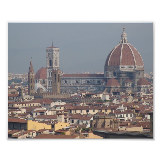 Florenz, Italien-II Duomo di Firenze, Domplatz Fotodruck (Vorne)