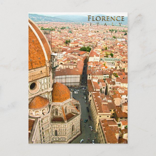 Florenz, Italien - Il Duomo di Firenze Postkarte (Vorderseite)