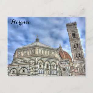 Florenz Italien Italienisches Cathedral Foto Postkarte