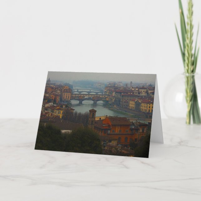 Florenz, Italien Karte (Vorderseite)