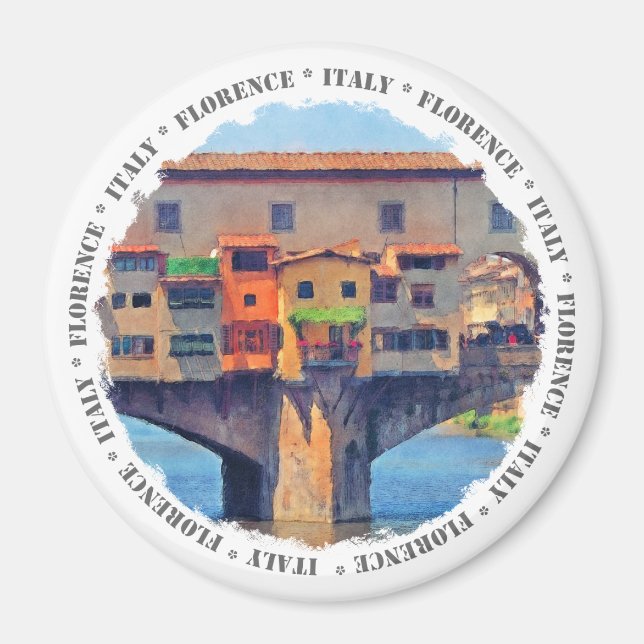Florenz, Italien Magnet (Vorne)
