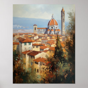 Florenz Italien Malerei Art Print Poster