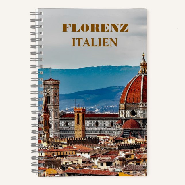 Florenz-Italien Notizbuch (Vorderseite)
