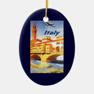 Florenz Italien Ponte Vecchio Bridge Keramik Ornament