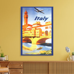 Florenz Italien Ponte Vecchio Bridge Leinwanddruck