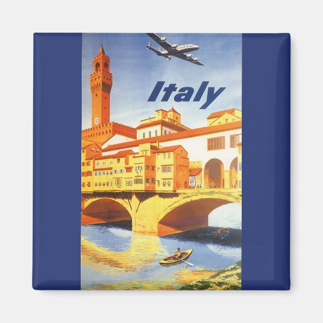 Florenz Italien Ponte Vecchio Bridge Magnet (Vorne)