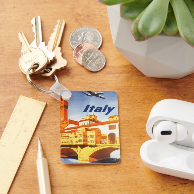 Florenz Italien Ponte Vecchio Bridge Schlüsselanhänger (Schreibtisch)