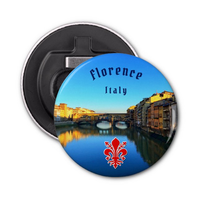 Florenz, Italien - Ponte Vecchio Flaschenöffner (Vorderseite)