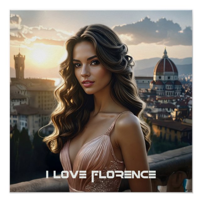 FLORENZ - ITALIEN POSTER (Vorderseite)
