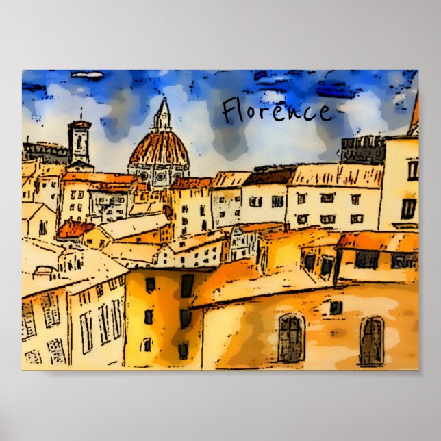 Florenz Italien Poster (Vorne)