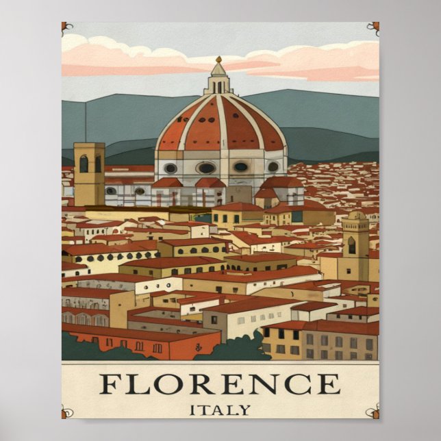 Florenz, Italien Poster (Vorne)