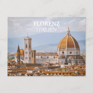 Florenz-Italien Postkarte