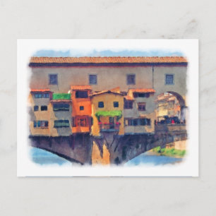 Florenz, Italien Postkarte