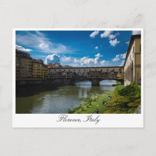 Florenz, Italien Postkarte