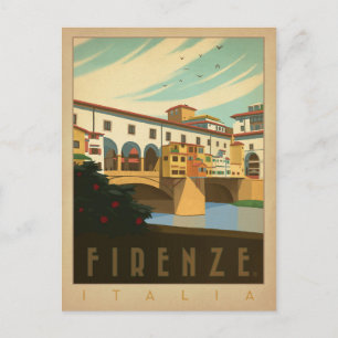 Florenz, Italien Postkarte