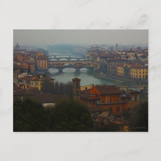 Florenz, Italien Postkarte (Vorderseite)