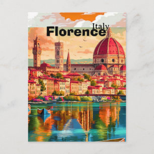 Florenz Italien Reise Postkarte, Florenz Reise Ku Postkarte