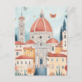 Florenz Italien Reisen Postkarte
