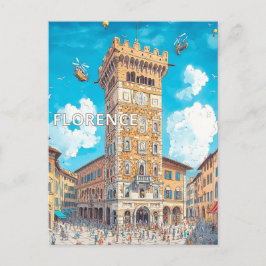 Florenz Italien Reisen Postkarte
