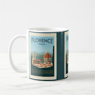 Florenz Italien Reiseplakat Kaffeetasse