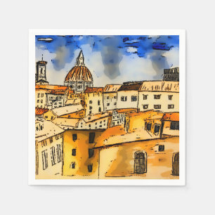 Florenz Italien Serviette