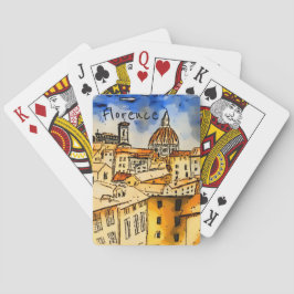 Florenz Italien   Spielkarten