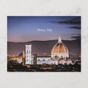 Florenz, Italien - Stadtbild Postkarte