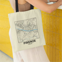 Florenz, Italien Stadtplan-Tasche