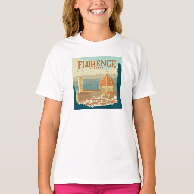 Florenz, Italien T-Shirt (Vorderseite)