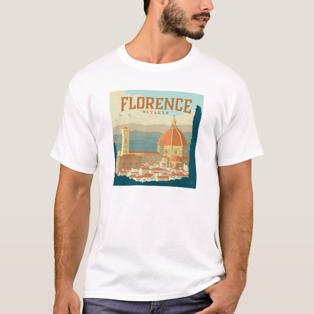 Florenz, Italien T-Shirt (Vorderseite)