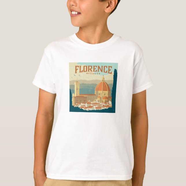 Florenz, Italien T-Shirt (Vorderseite)